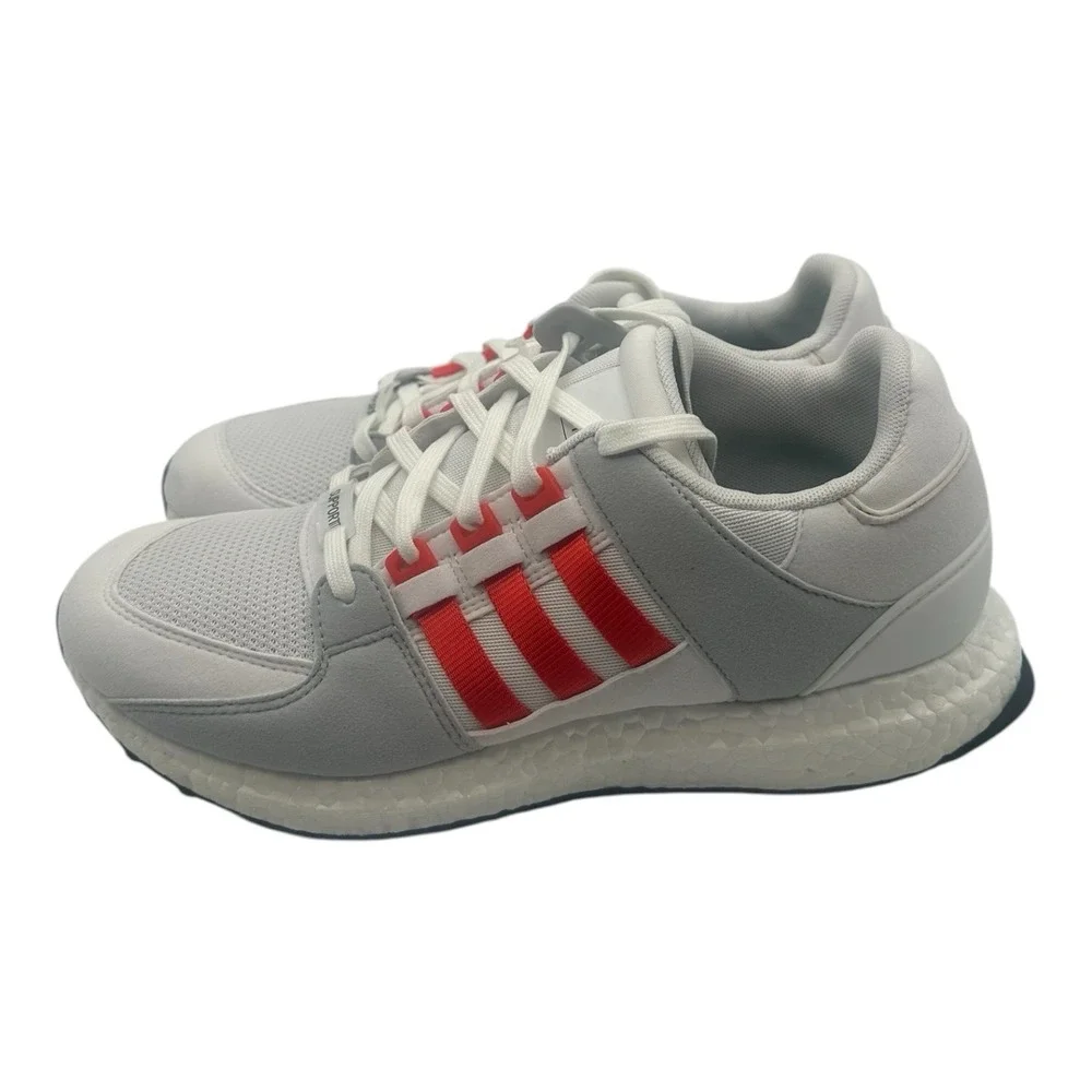 Adidas EQT Support Running Shoes Mens Sz 8 Gray/White/Orange Sneakers BY9532‎
